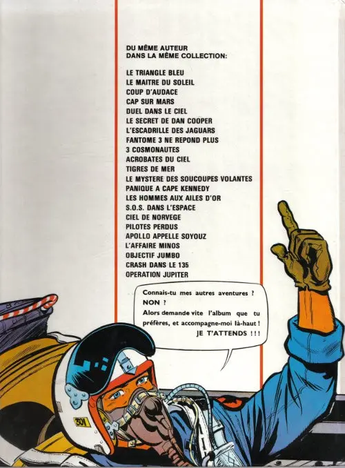 Verso de l'album Les aventures de Dan Cooper Tome 6 Coup d'audace