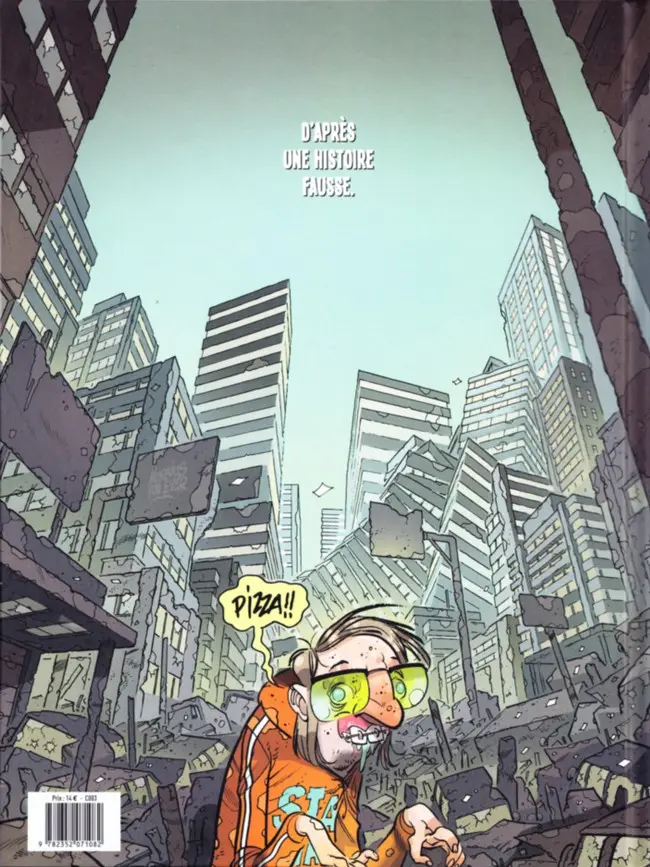 Verso de l'album Geek War Le Conflit de générations