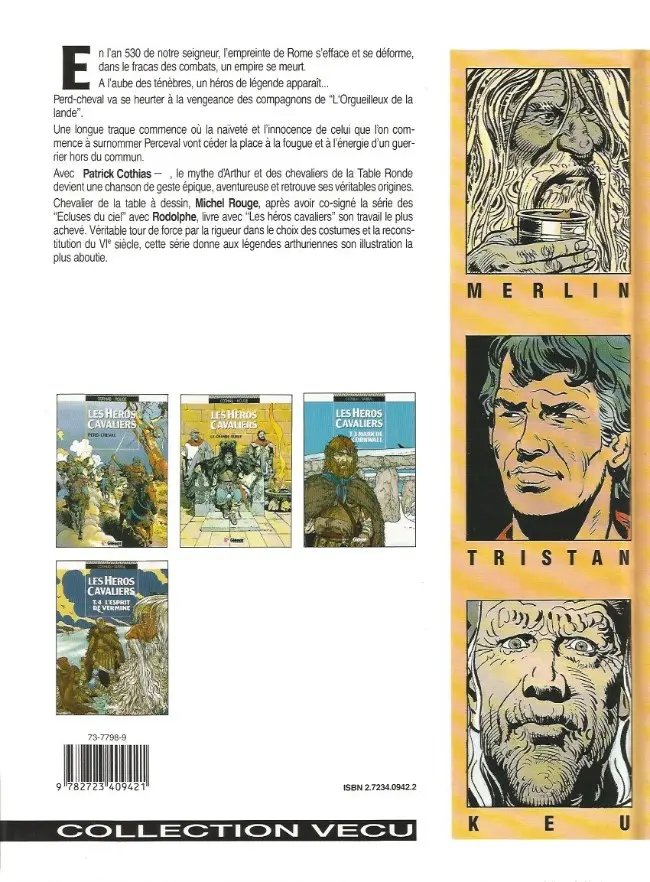 Verso de l'album Les Héros cavaliers Tome 2 La grande ourse