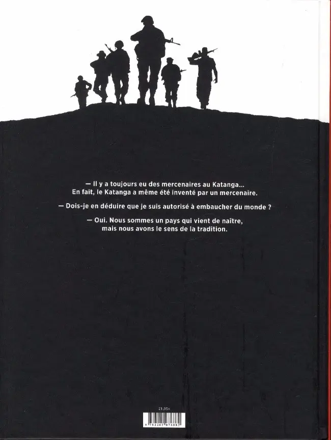 Verso de l'album Katanga Tome 1 Diamants