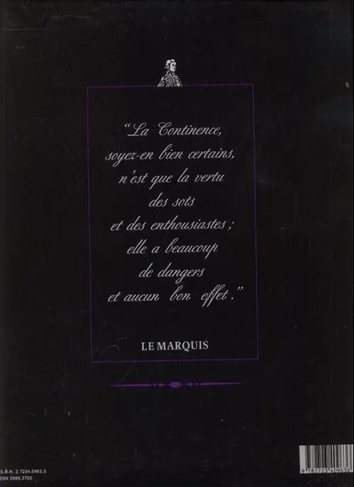 Verso de l'album Les malheurs de Sophie