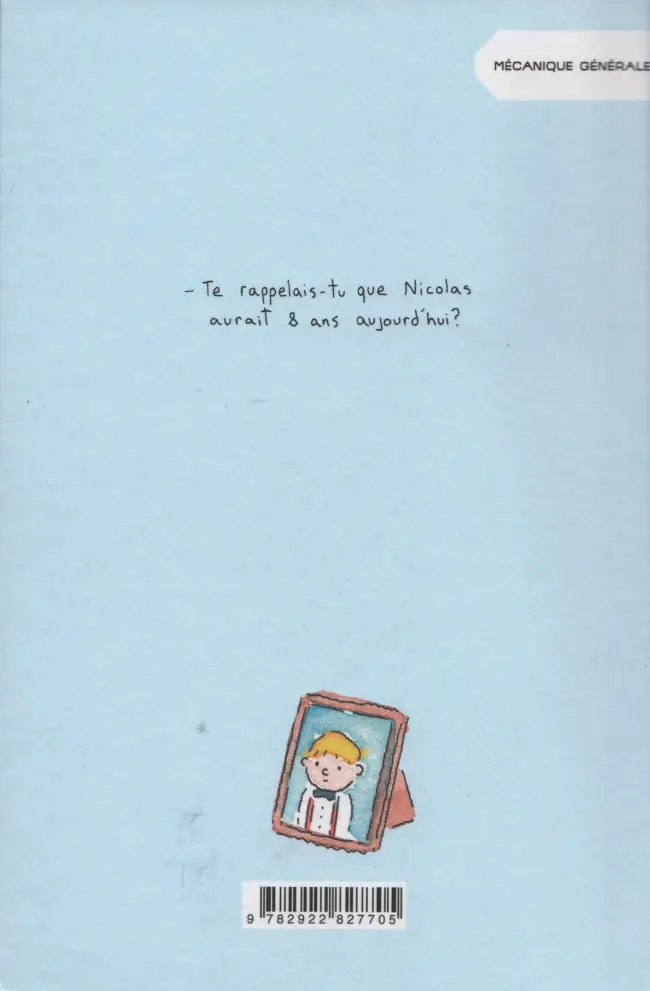 Verso de l'album Nicolas
