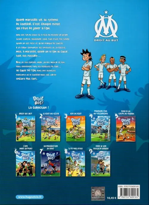 Verso de l'album OM Droit au But ! Tome 8 Si tu vas à Rio
