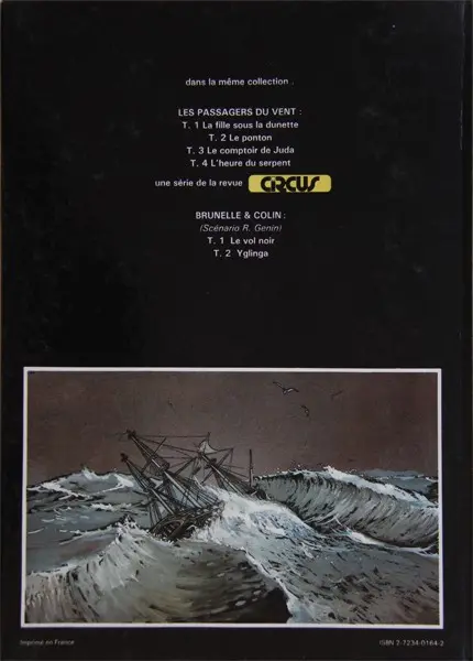 Verso de l'album Les Passagers du vent Tome 2 Le ponton