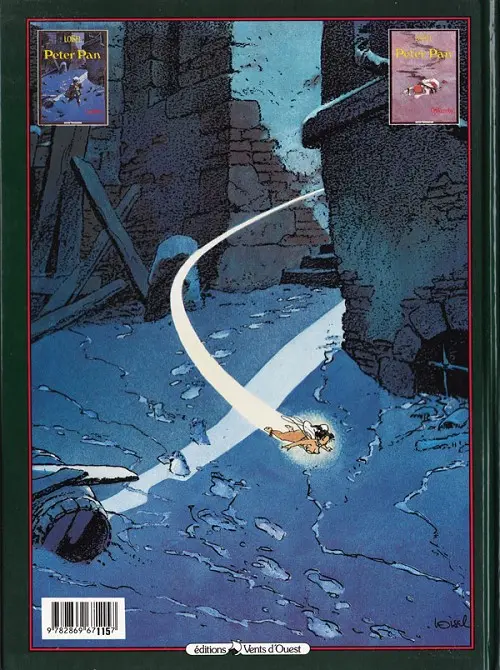 Verso de l'album Peter Pan Tome 1 Londres