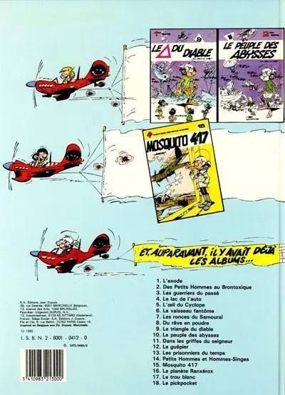 Verso de l'album Les Petits hommes Tome 3 Les guerriers du passé