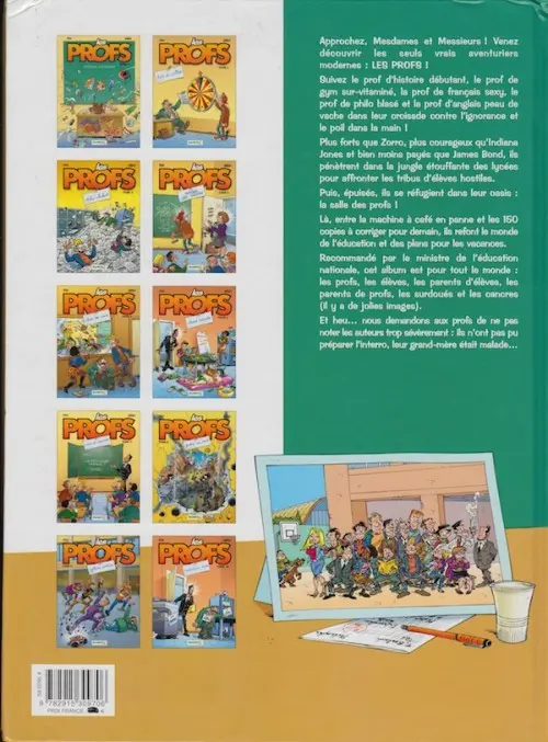 Verso de l'album Les Profs Tome 7 Mise en examen