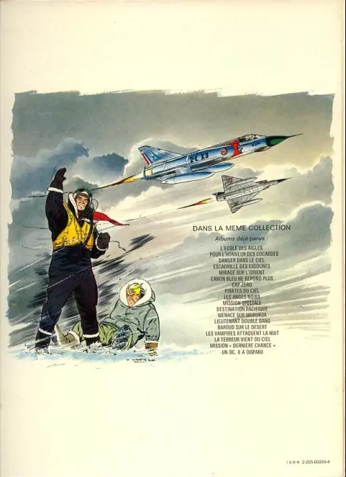 Verso de l'album Tanguy et Laverdure Tome 9 Les anges noirs