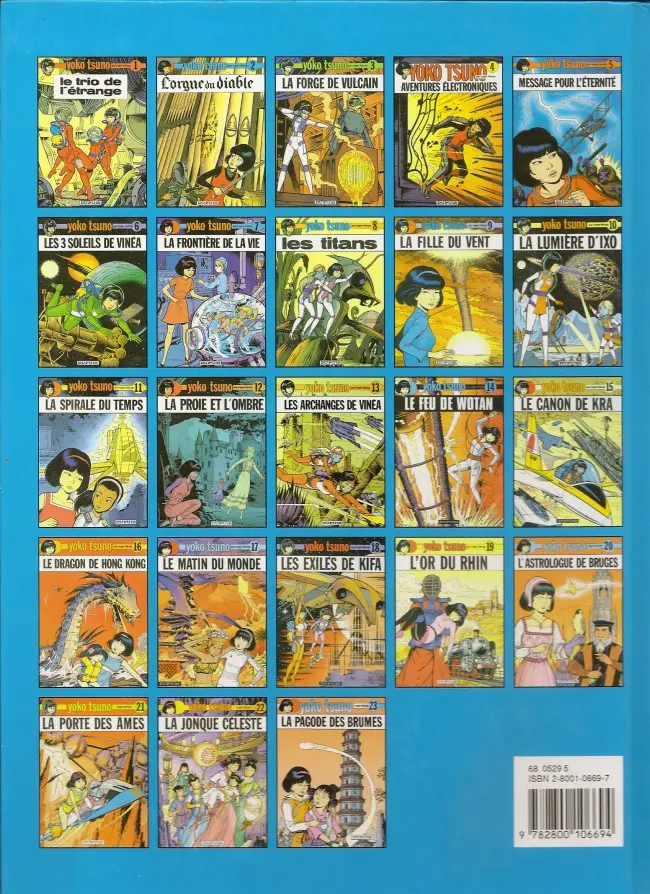 Verso de l'album Yoko Tsuno Tome 4 Aventures électroniques