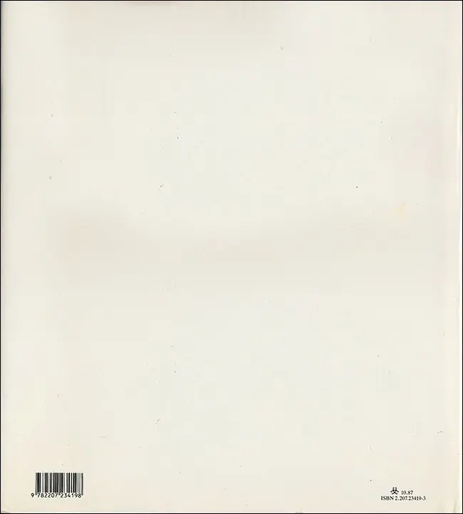 Verso de l'album Luxe, calme & volupté