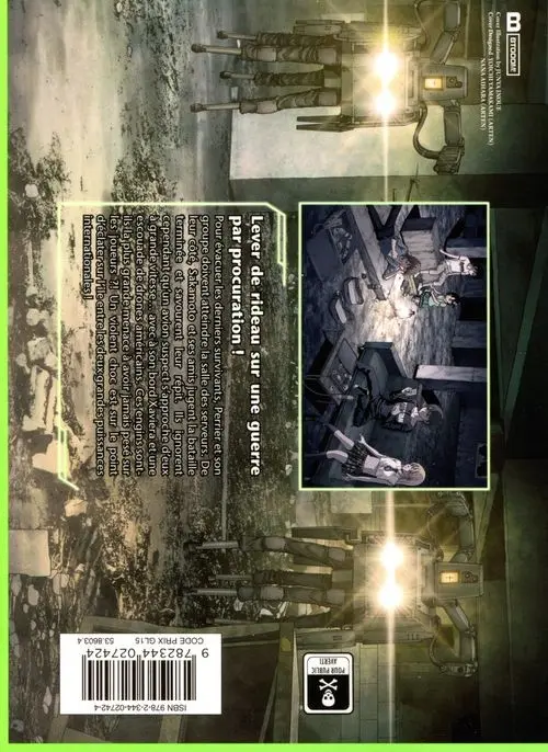 Verso de l'album Btooom ! 23