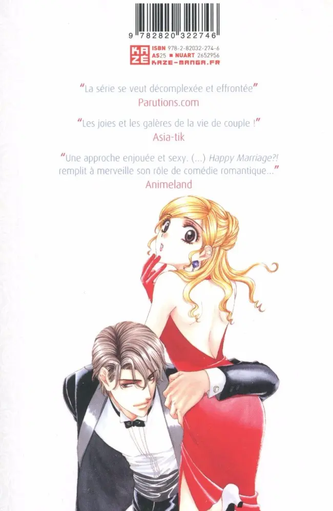 Verso de l'album Happy Mariage ?! 1