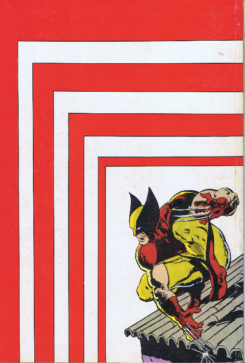 Verso de l'album Serval-Wolverine N° 6