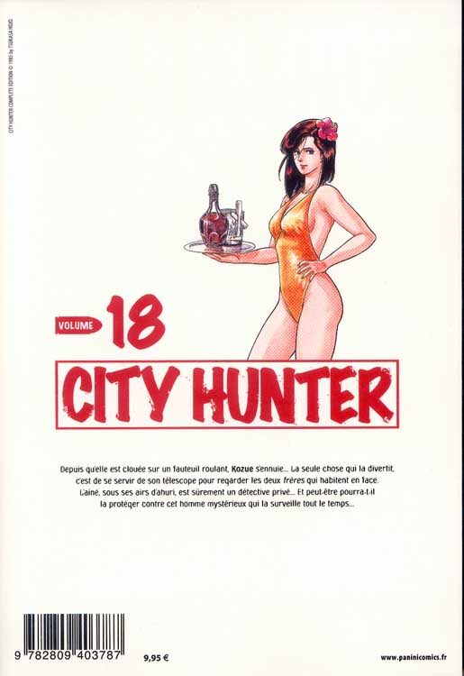 Verso de l'album City Hunter Volume 18