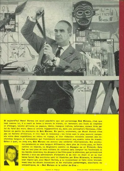 Verso de l'album Bob Morane Tome 4 Le collier de Çiva