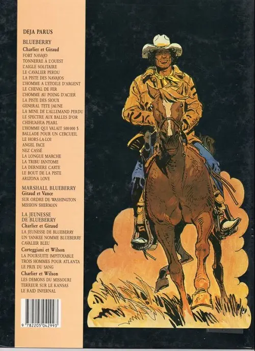 Verso de l'album Blueberry Tome 23 Arizona Love