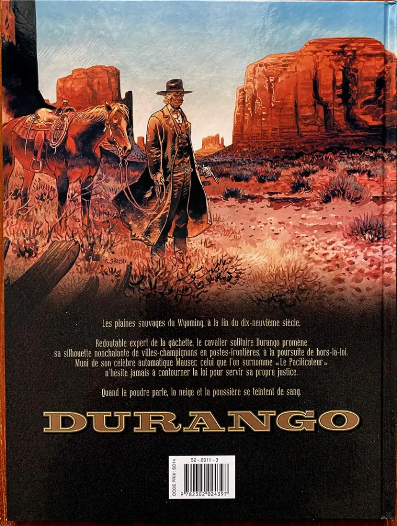 Verso de l'album Durango Tome 16 Le crépuscule du vautour