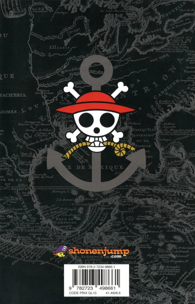 Verso de l'album One Piece Tome 38 Rocketman !
