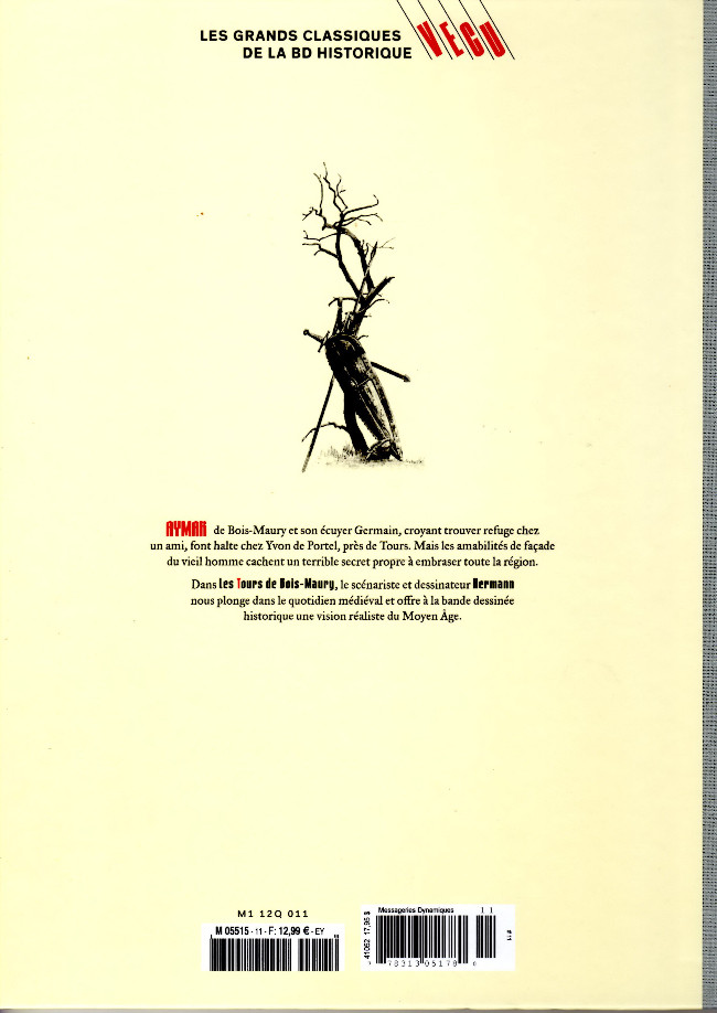 Verso de l'album Les grands Classiques de la BD Historique Vécu - La Collection Tome 12 Les Tours de Bois-Maury - Tome V : Alda