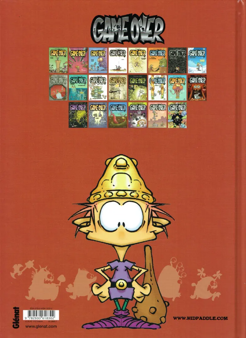 Verso de l'album Game over Tome 9 Bomba fatale