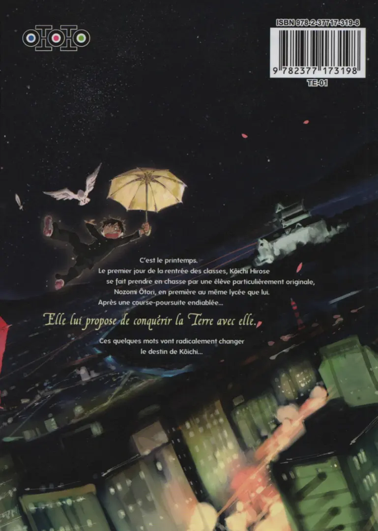Verso de l'album Le jour où j'ai décidé d'envahir la Terre 1