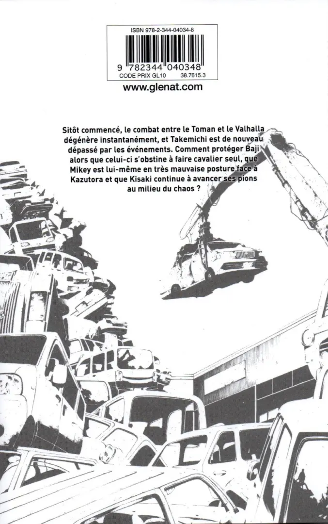 Verso de l'album Tokyo Revengers 7
