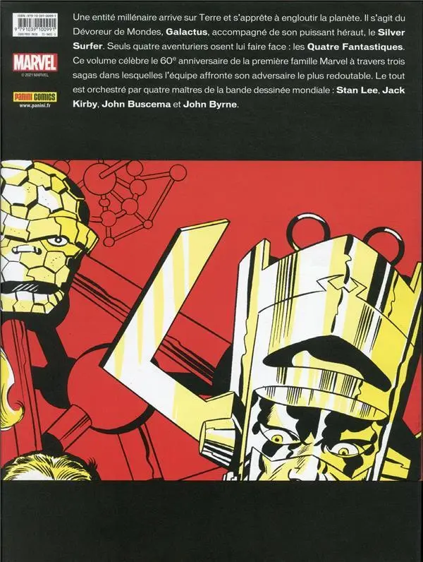 Verso de l'album Fantastic Four : Voici venir Galactus !