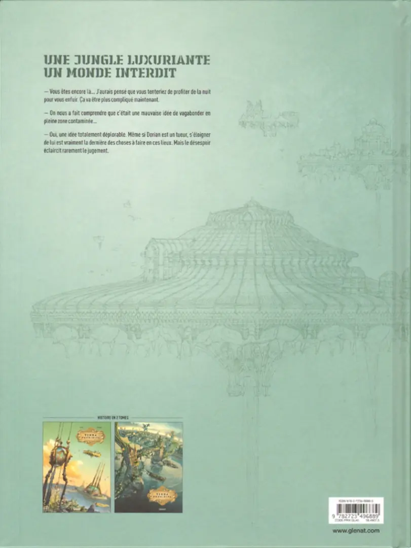Verso de l'album Terra prohibita Acte 1 Premier acte