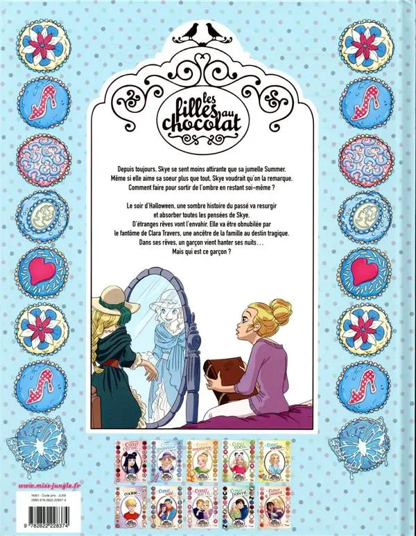 Verso de l'album Les Filles au chocolat Tome 2 Cœur guimauve