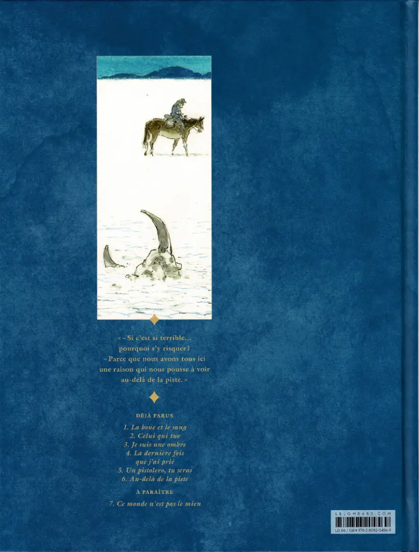 Verso de l'album Duke Tome 6 Au-delà de la piste