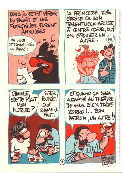 Verso de l'album Charlie Schlingo présente Tome 2 Cestac Color