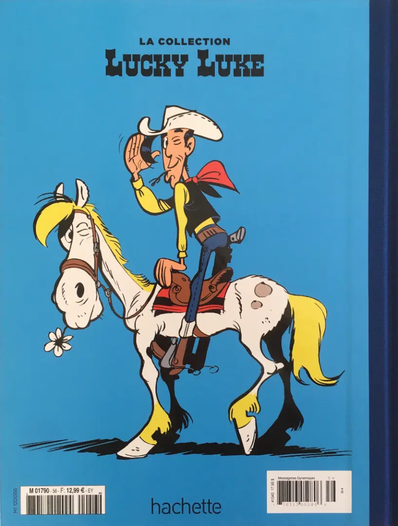Verso de l'album Lucky Luke La collection Tome 56 Sous le ciel de l'Ouest