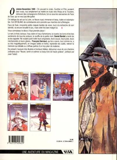 Verso de l'album Les Chemins de Malefosse Tome 5 L'or blanc