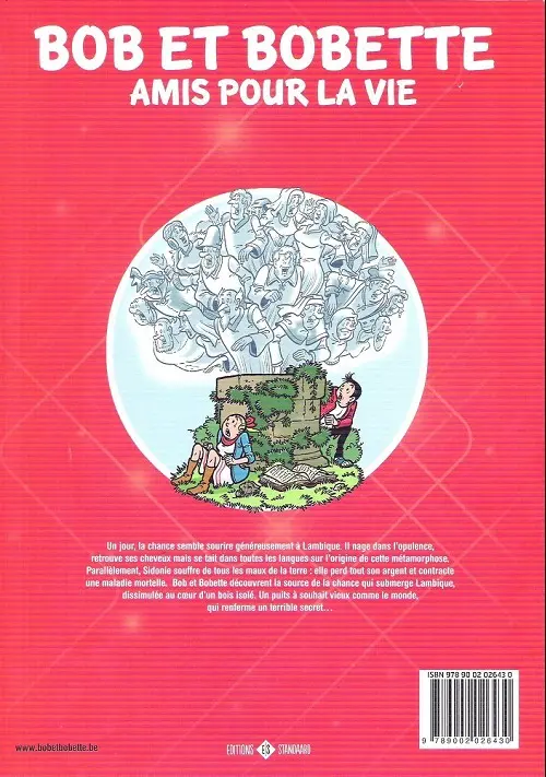 Verso de l'album Bob et Bobette Tome 348 Le puits à souhait
