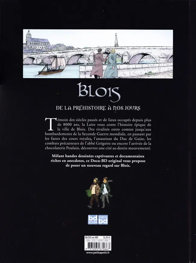 Verso de l'album Blois De la préhistoire à nos jours