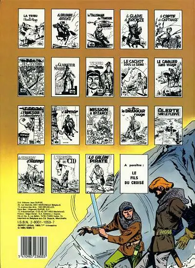 Verso de l'album Les Timour Tome 18 La galère pirate