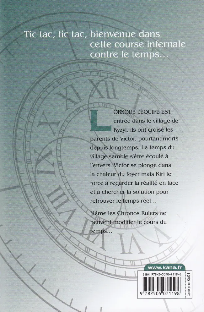 Verso de l'album Chronos Ruler 5