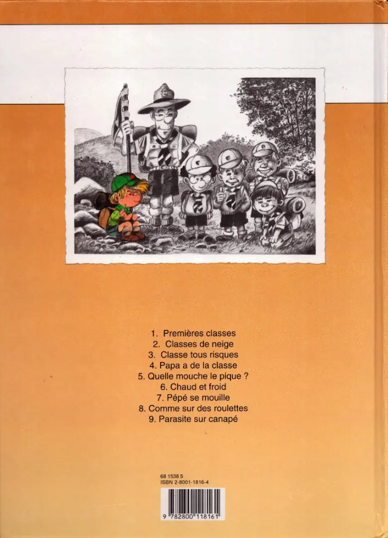 Verso de l'album Cédric Tome 4 Papa a de la classe