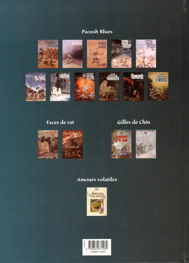 Verso de l'album La Geste de Gilles de Chin Tome 2 Le doute et l'oubli