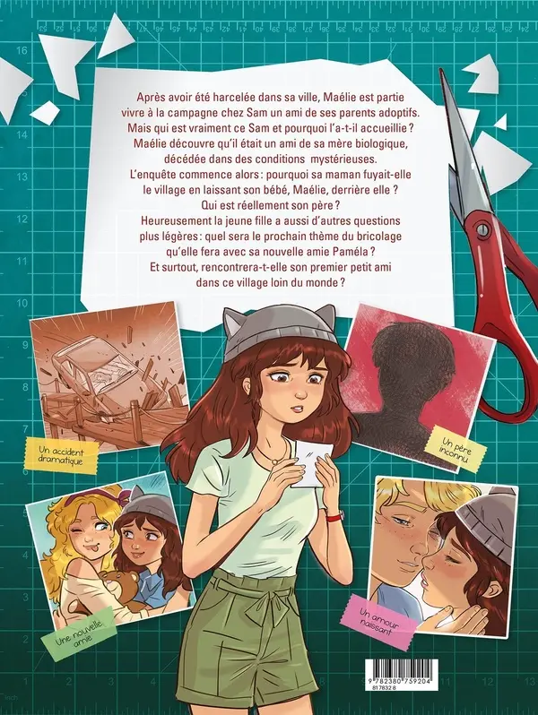 Verso de l'album Les tutos de Maélie 2 Une étrange famille