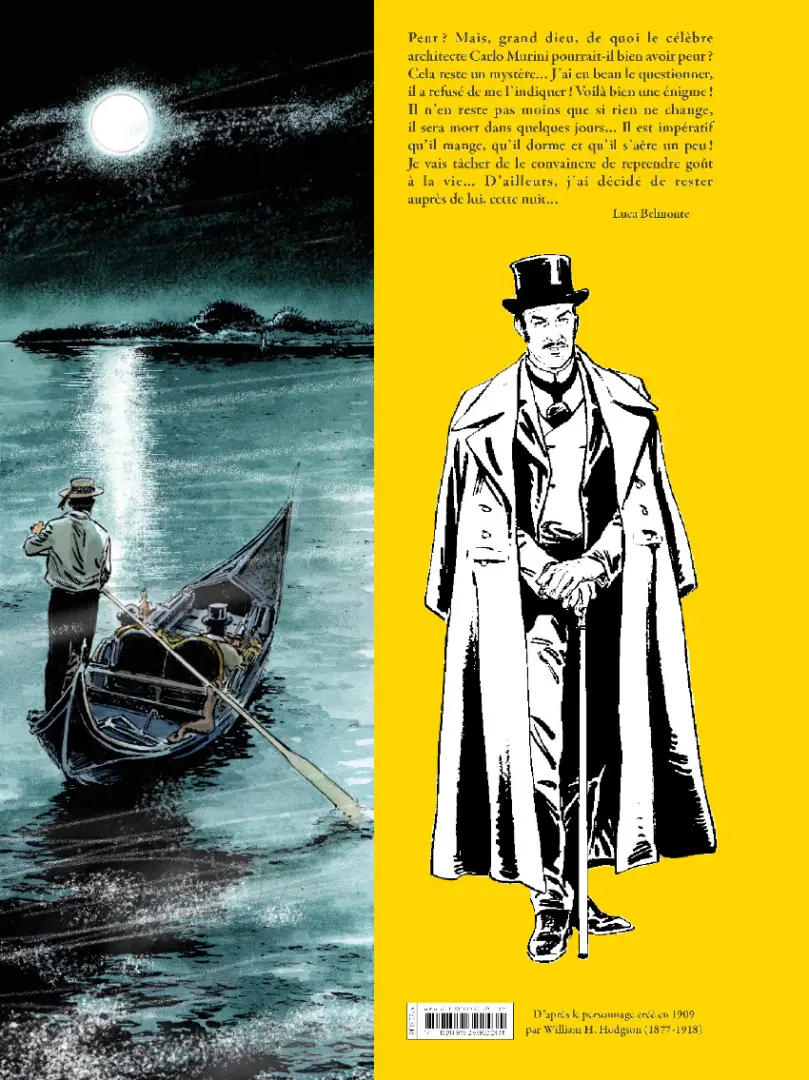 Verso de l'album Thomas Carnacki - Détective de l'occulte 1 Les Spectres de Venise