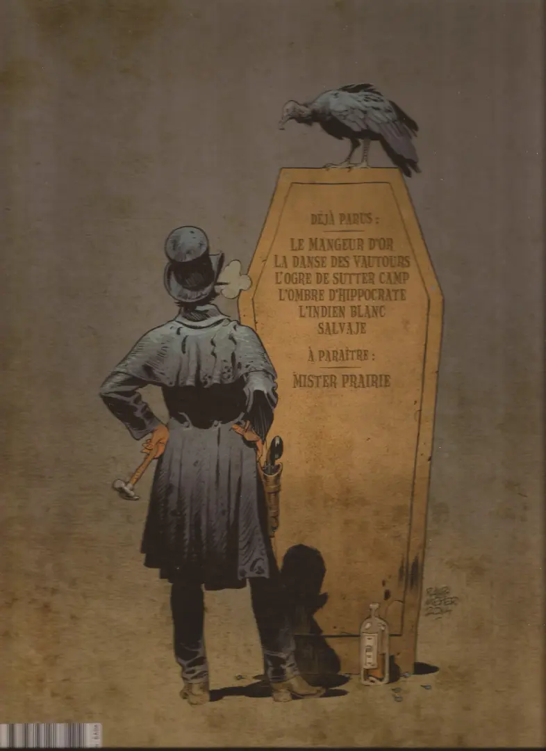 Verso de l'album Undertaker Tome 2 La Danse des Vautours