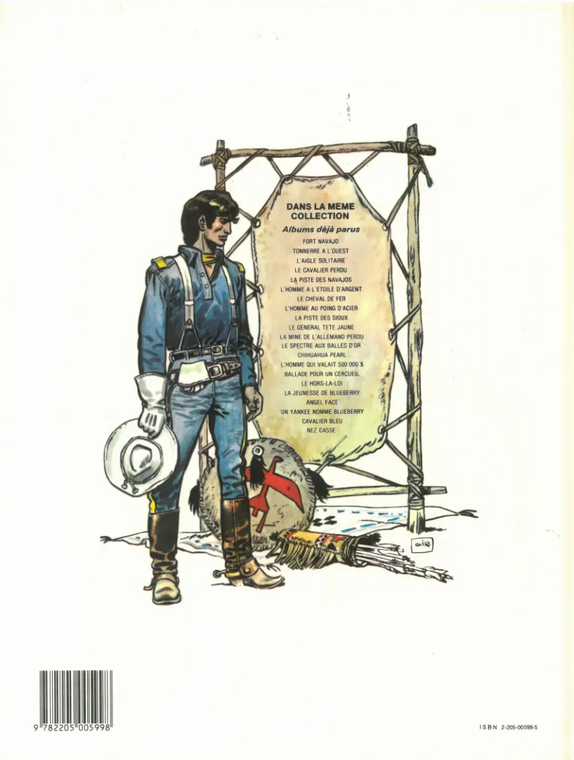 Verso de l'album Blueberry Tome 11 La mine de l'Allemand perdu