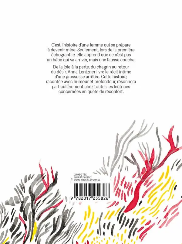 Verso de l'album C'est déjà maintenant qu'on se quitte Récit d'une fausse couche