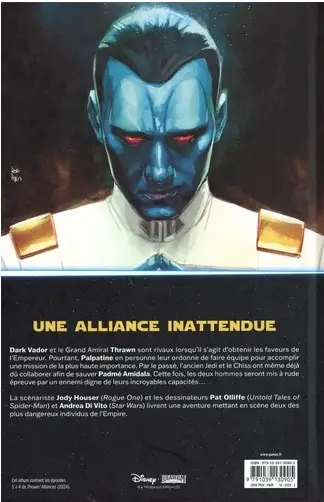 Verso de l'album Star Wars - Thrawn 2 Alliances