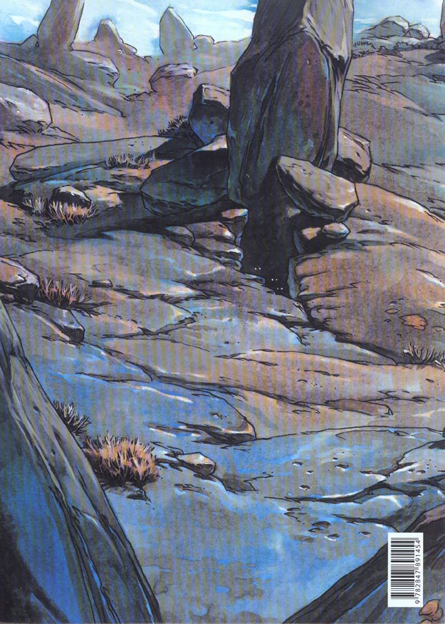 Verso de l'album Algernon Woodcock