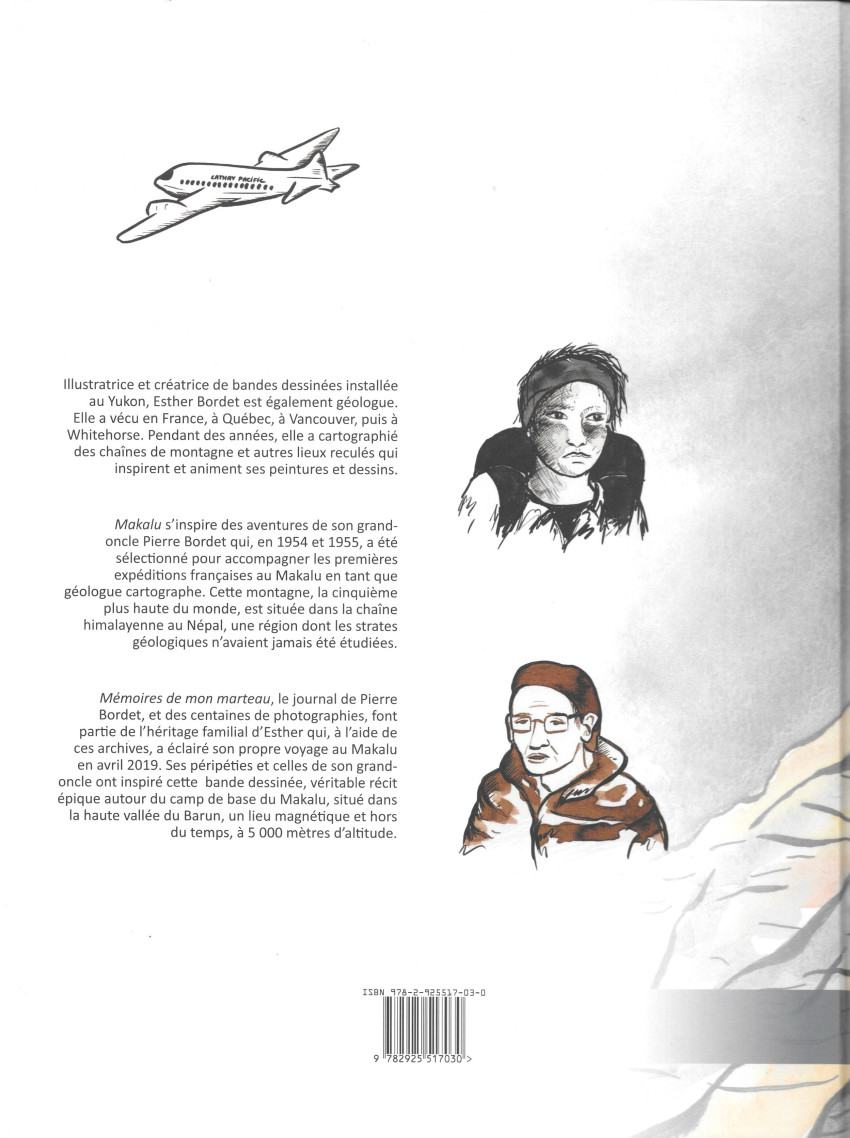 Verso de l'album Makalu