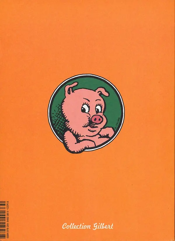 Verso de l'album Cornélius ou l'art de la mouscaille et du pinaillage