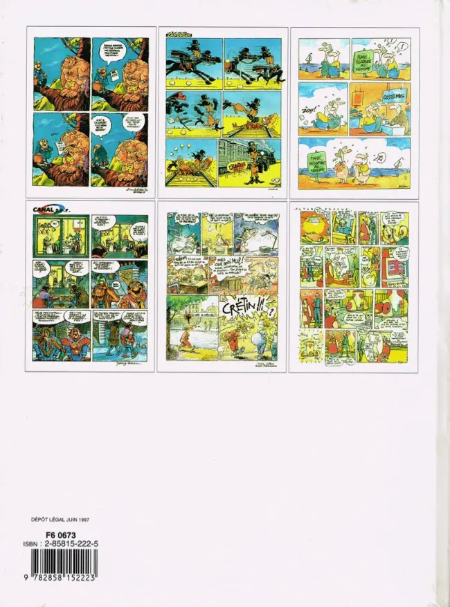 Verso de l'album Fluide Glacial - L'album Tome 2 96-2