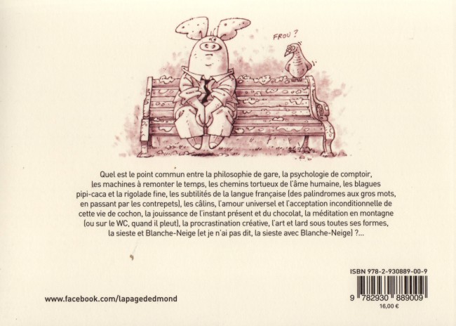 Verso de l'album Edmond Tome 1